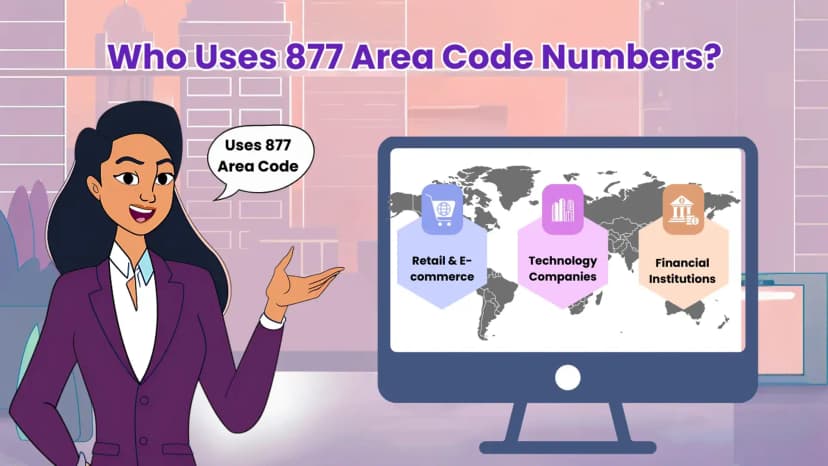 谁使用 877 区号?