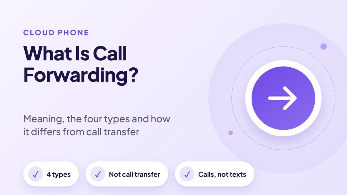 What Is Call Forwarding? Meaning, Types and How Call Diverting and Call Transfer Differ