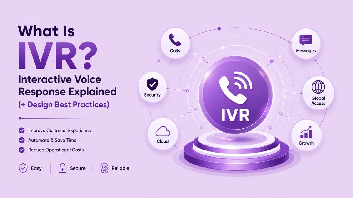 ¿Qué es IVR? Explicación de la respuesta de voz interactiva (+ mejores prácticas de diseño)
