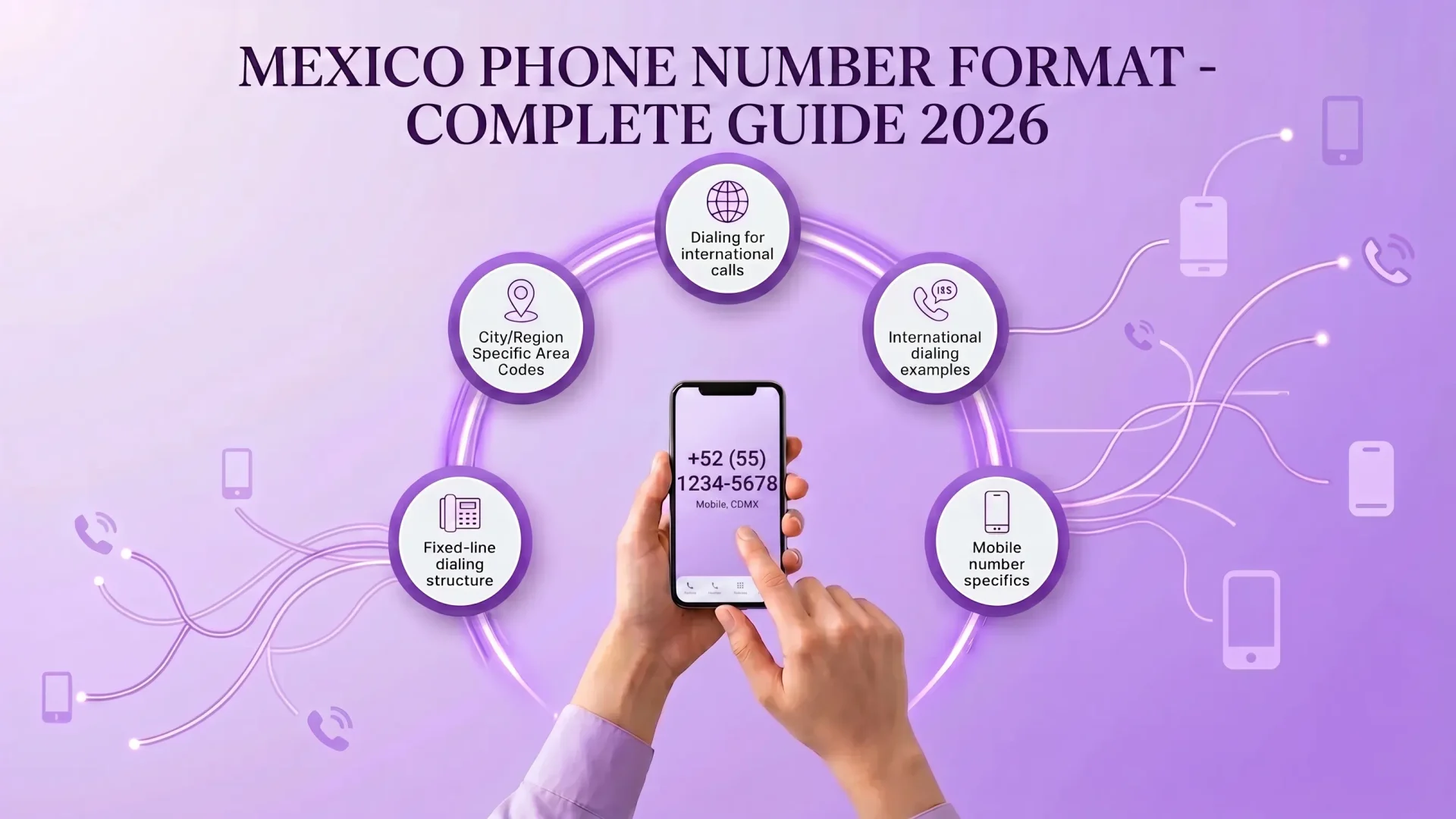 墨西哥 电话号码格式 - 完整指南 2026