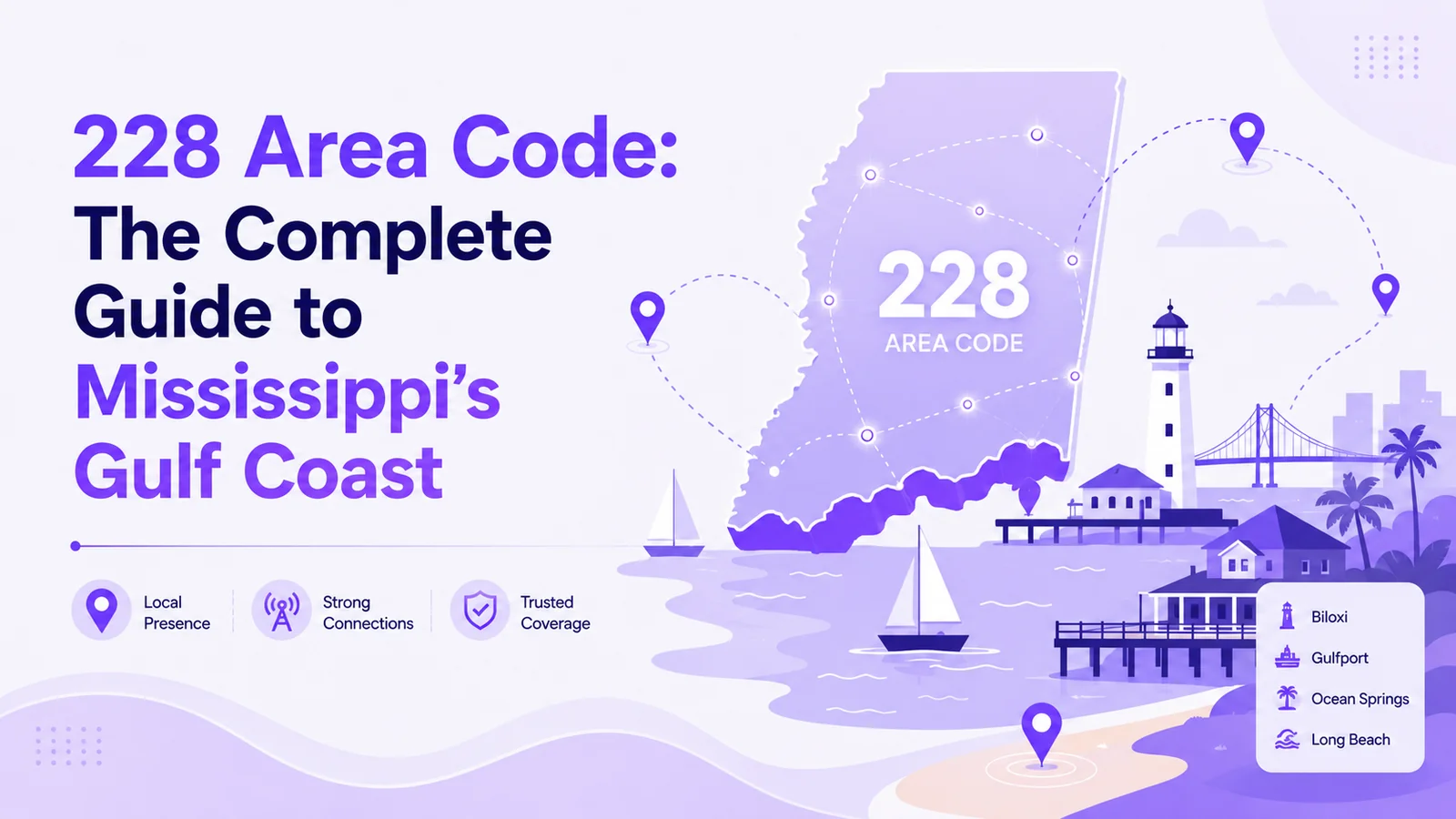 228 Area Code: Mississippi Gulf Coast Numbers